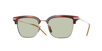Das Bild zeigt die Oliver Peoples Fassung OV1354T 5254 in Tuscany Tortoise/Brushed Silver.